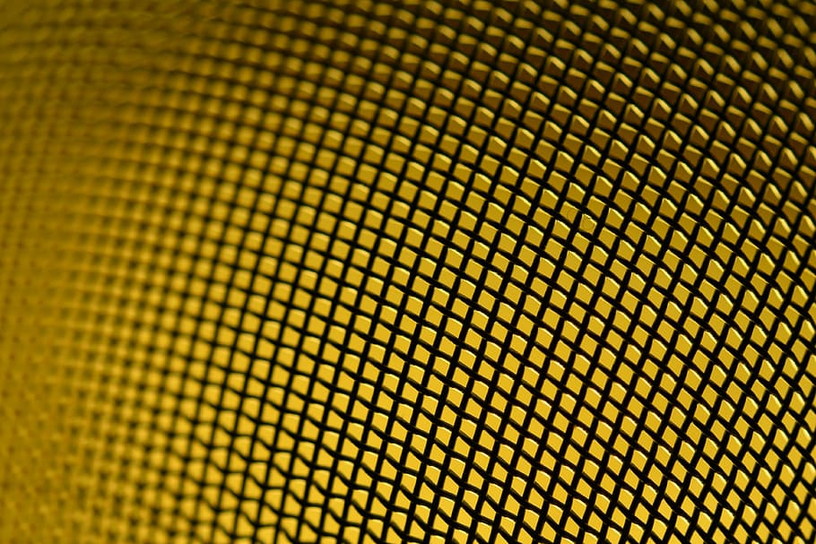 grid, sieve, colander, lighting, structure, yellow, network, art, gold, knot