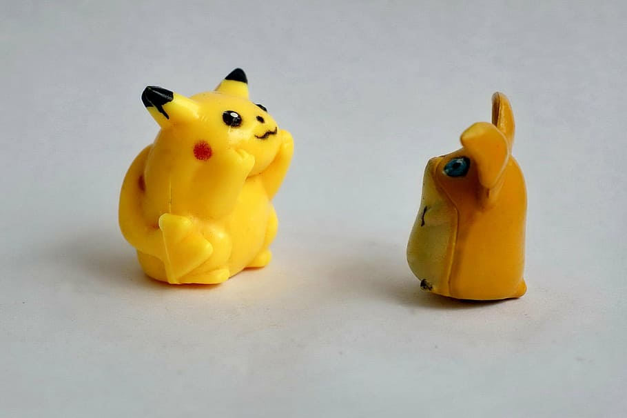 pikachu, pokemon, mascota, figuritas, juguetes, símbolo, plastilina, creatividad, hobby, juego
