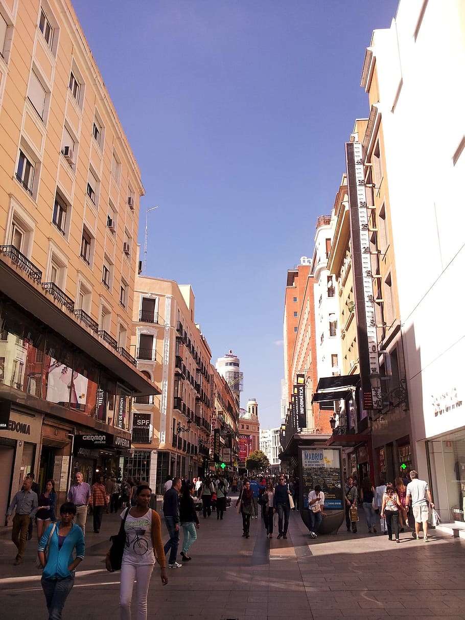 Madrid, España, ciudad, capital, más grande, ciudades, urbano, moderno, estilo de vida, personas