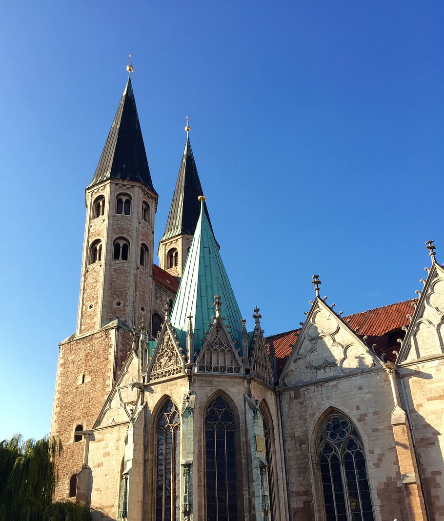 braunschweig, city, downtown, lower saxony, culture, castle, nature, old town, building exterior, architecture