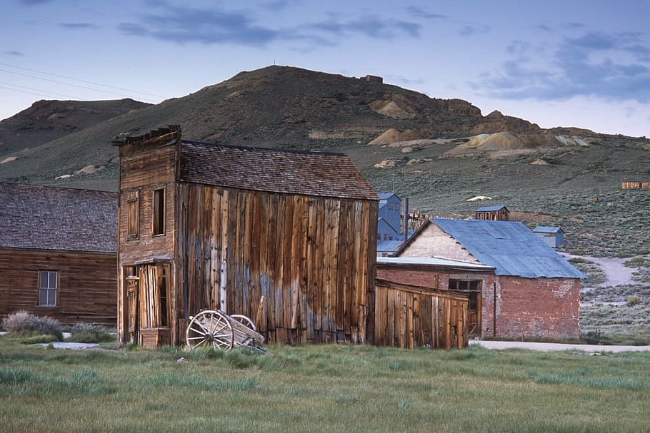 Bodie, pueblo fantasma, viejo, fantasma, pueblo, abandonado, california, histórico, oeste, decadencia