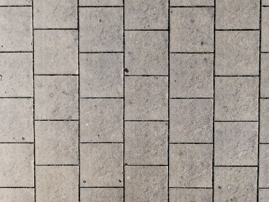 losas de concreto gris, pavimento, piedra, patrón, textura, suelo, bloque, fotograma completo, fondos, texturizado