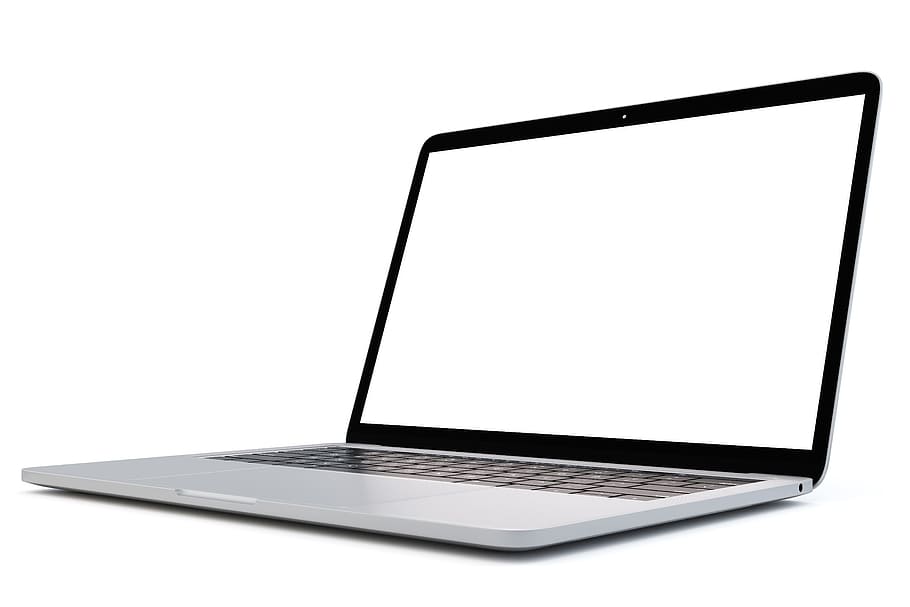 macbook pro, компьютер, ноутбук, пустой, экран, макет, технология, копирование пространство, крупным планом, дисплей