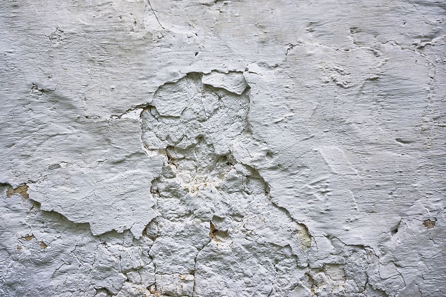the background, texture, wall, old, white, cracks, old plaster, textured, full frame, backgrounds