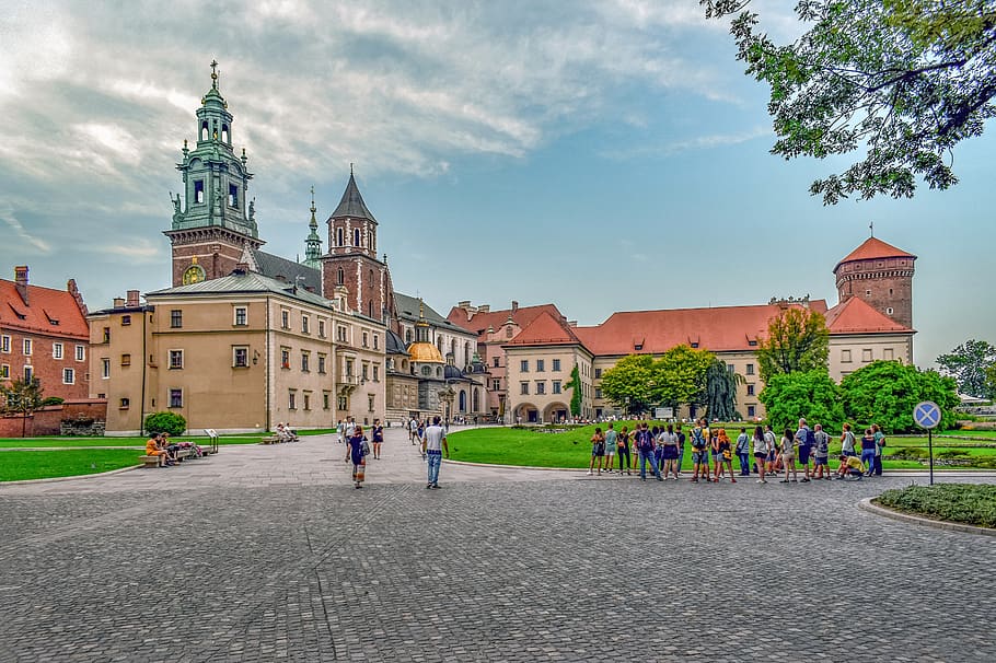 wawel castle, krakow, poland, architecture, monument, europe, tower, old, tourism, building