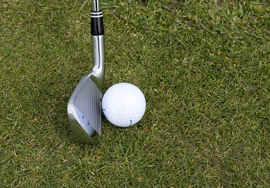 golf wedge, golf, ball, golf club, grass, sport, golfing, game, green, tee