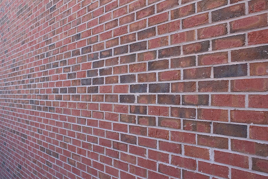 Brick, Wall, Brickwall, Perspective, brick, wall, surface, old, pattern, vintage, building