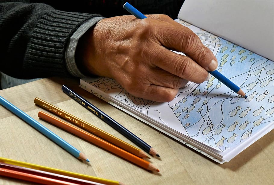 man coloring, underwater, drawing, paint, imagine, coloring pages, draw, pens, color, calming