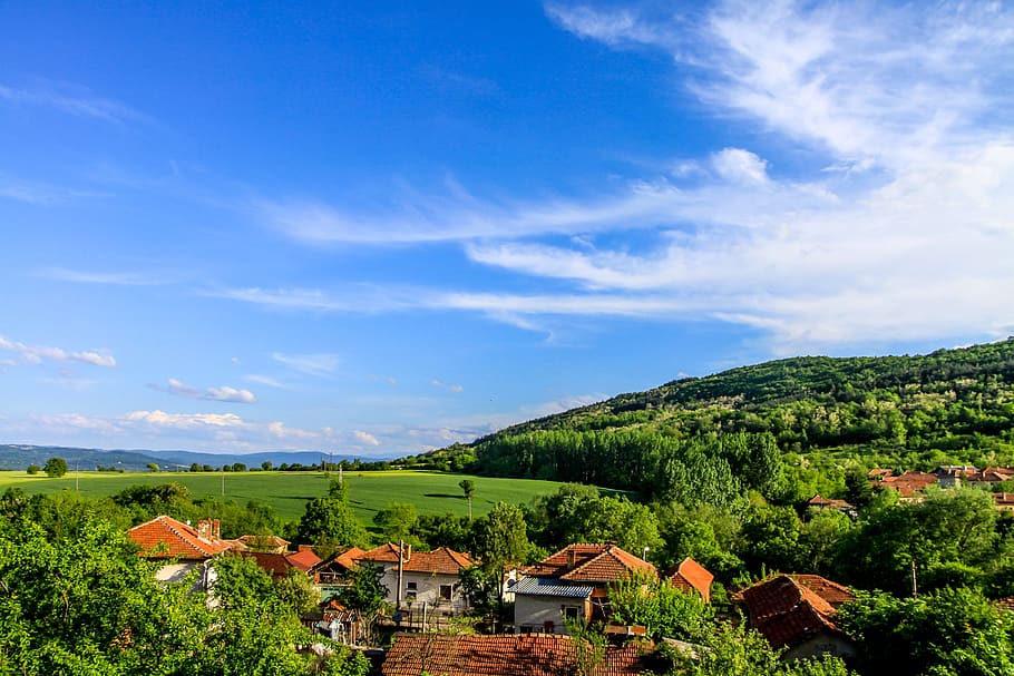 Naturaleza, viajes, cielo, paisaje, verde, hermoso, bulgaria, turismo, vacaciones, campo