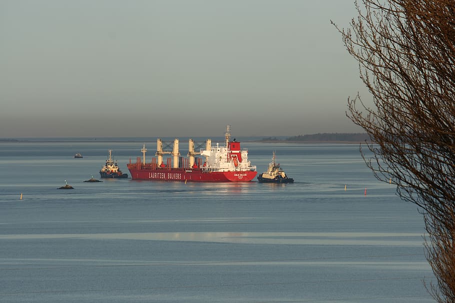 odense fjord, ship, bulk carrier, tug, maritim, navigation, shipping, industrial, transport, emilie bulker