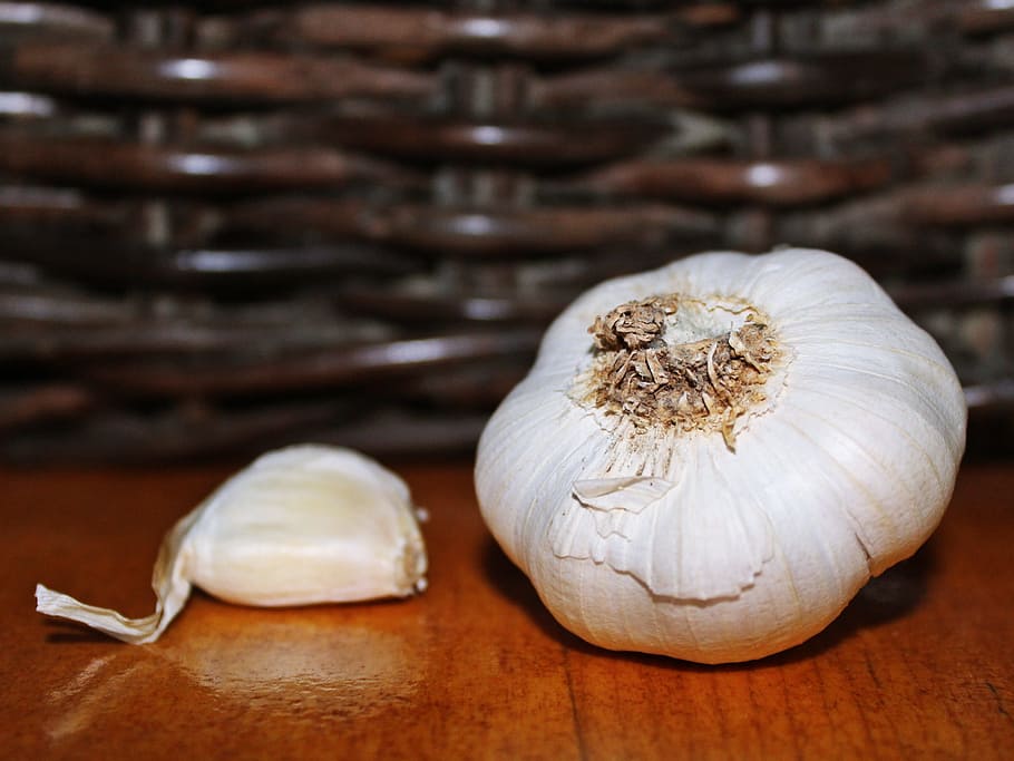 Garlic, Clove, Decoration, garlic, clove of garlic, still, still life, decorative, indoors, close-up, healthy eating