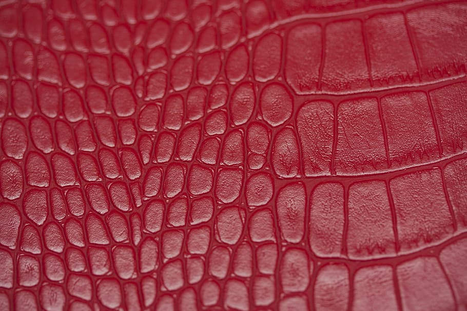 red, crocodile-skin leather cuishion, skin, texture, crocodile, snake, wallpaper, beautiful, macro, detail