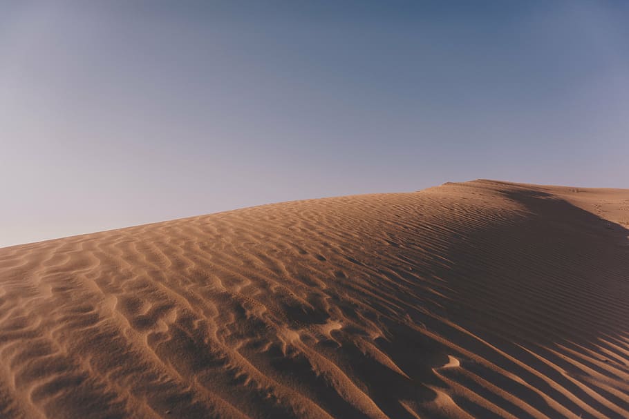 dunas de arena, desierto, paisaje, soleado, montaña, cielo, paisajes: naturaleza, arena, medio ambiente, duna de arena
