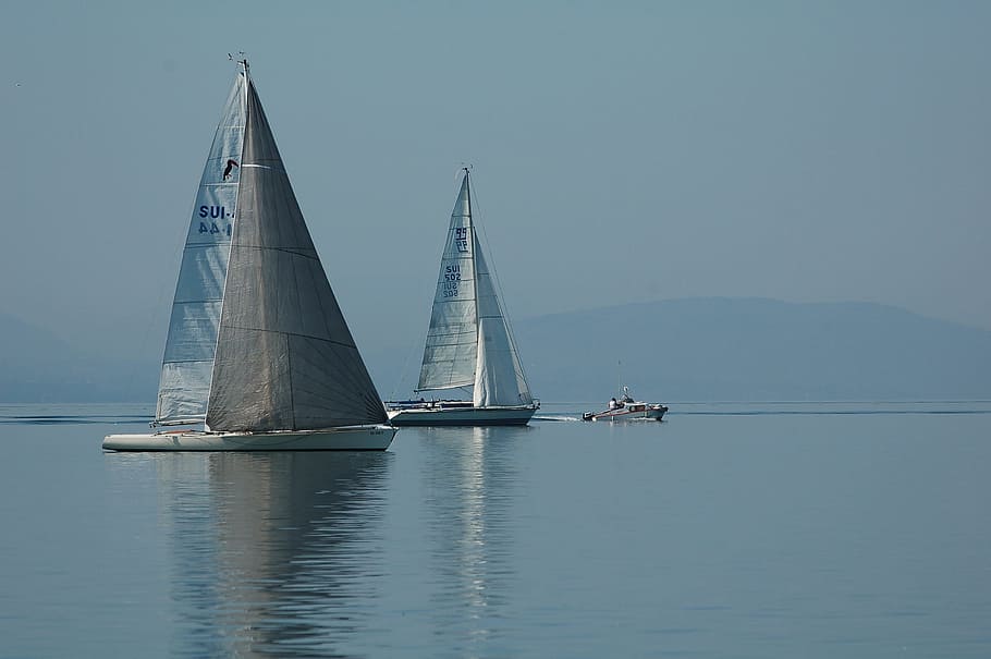 sail, ship, sailing vessel, water, mast, rigging, dew, masts, lake, geneva