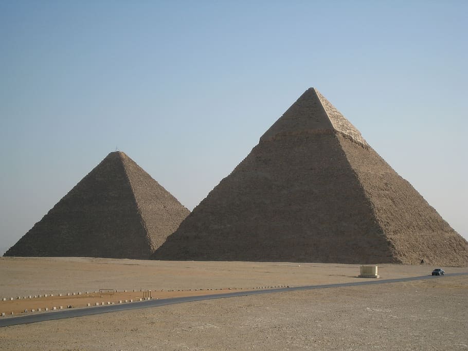 pirâmide, egito, pirâmides, antiga, triângulo, deserto, história, cultura, famoso, forma do triângulo