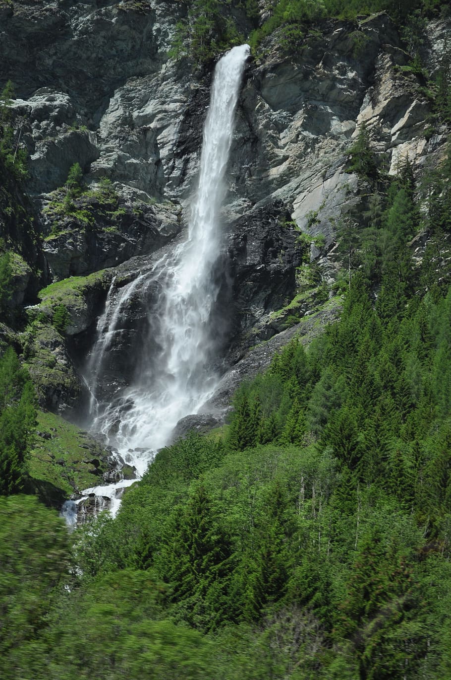cascada, montaña, paisaje, naturaleza, austria, bosque, planta, belleza en la naturaleza, movimiento, tierra