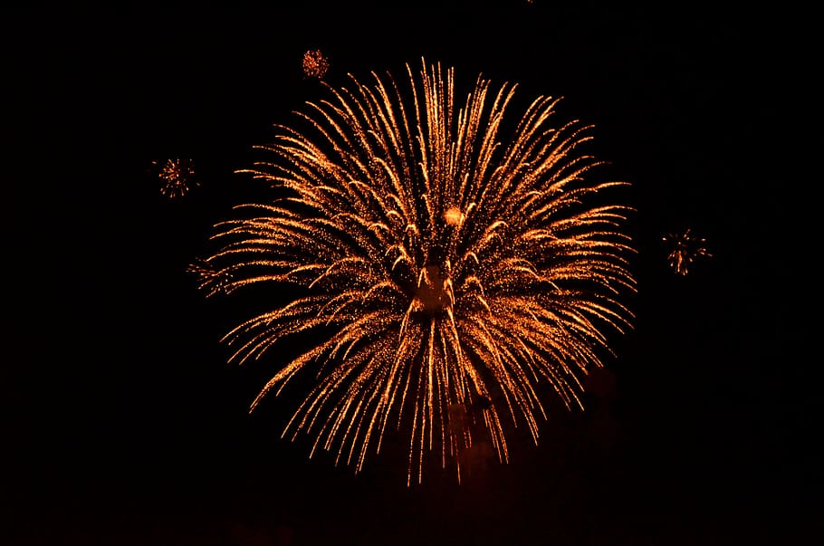 red fireworks wallpaper, flame, firecracker, festival, celebration, night, exploding, firework Display, fire - Natural Phenomenon, firework - Man Made Object
