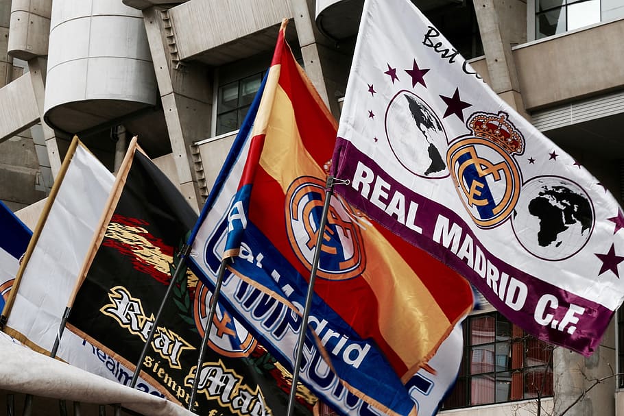 assorted flags, Football, Real Madrid, Soccer, Bernabéu, flags, editorial, color Image, flag, history - Pxfuel