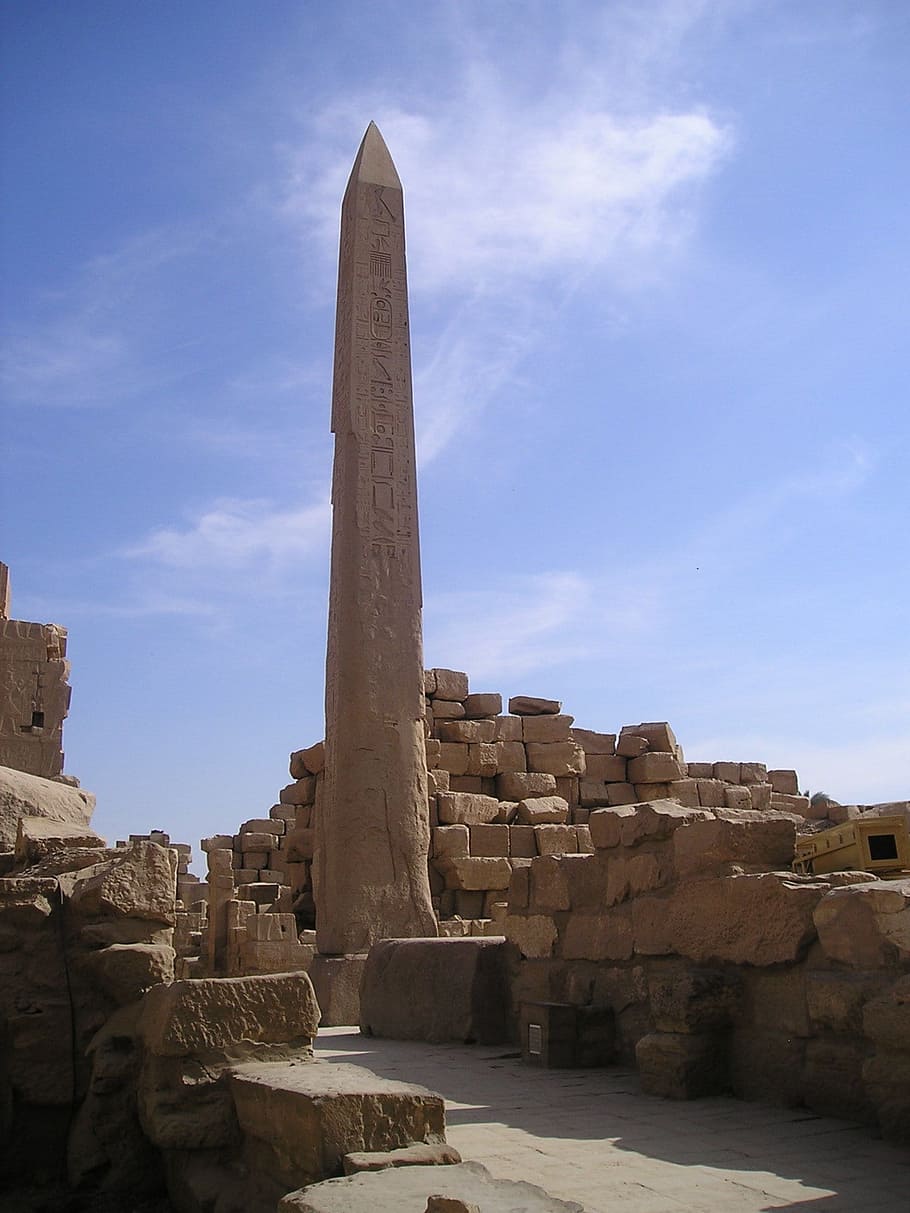 Obelisco Luxor, Egito, Luxor, Karnak, Obelisco, Luxor - Tebas, templos de Karnak, faraó, hieróglifos, Lugar famoso