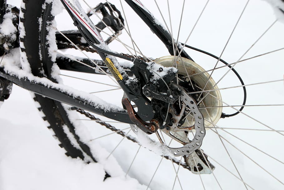 bike, cold, cycling, mountain, riding, snow, tyres, weather, editorial, sports recreation