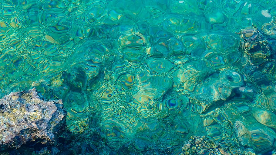 water, water surface, mirroring, reflection, sea, wave, turquoise, dom, immersion, clear