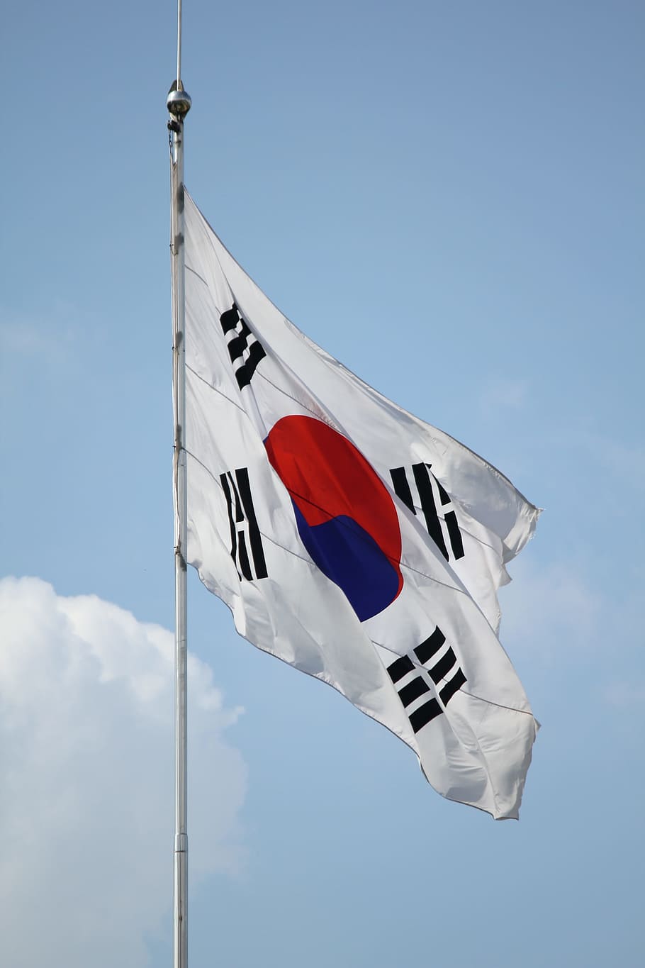 bendera korea, Republik Korea, Julia Roberts, Angin, lalat gandum, bendera, negara, merah, biru, warna putih