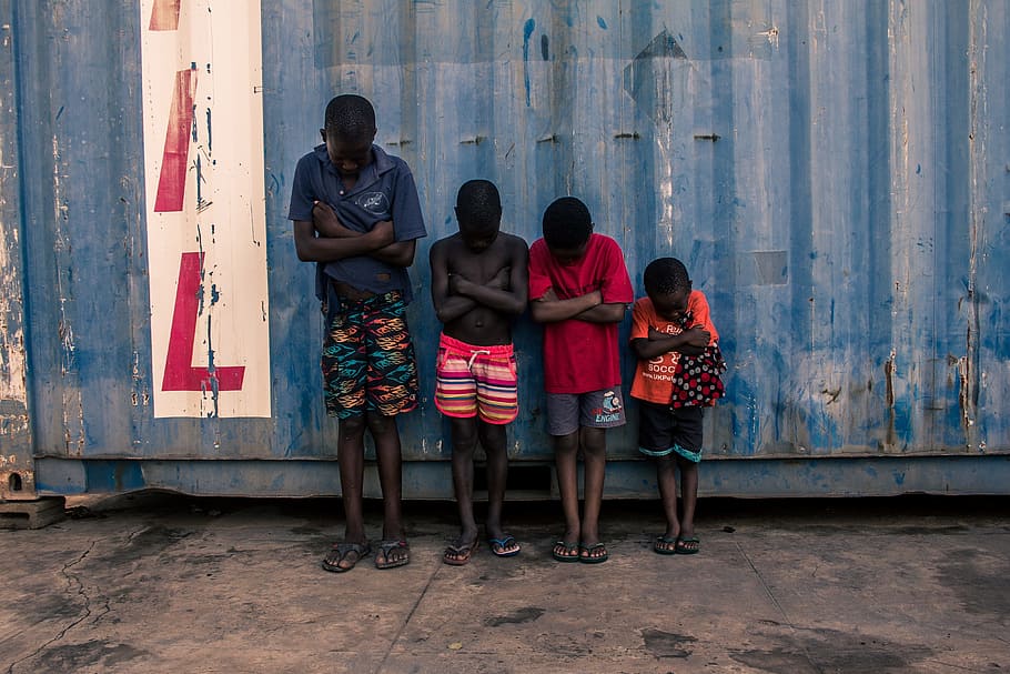 People, Kids, Container, African, childhood, person, young, little, boys, black