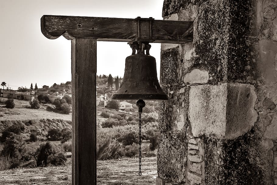 bell, church, architecture, religion, building, old, monastery, christianity, historic, chapel