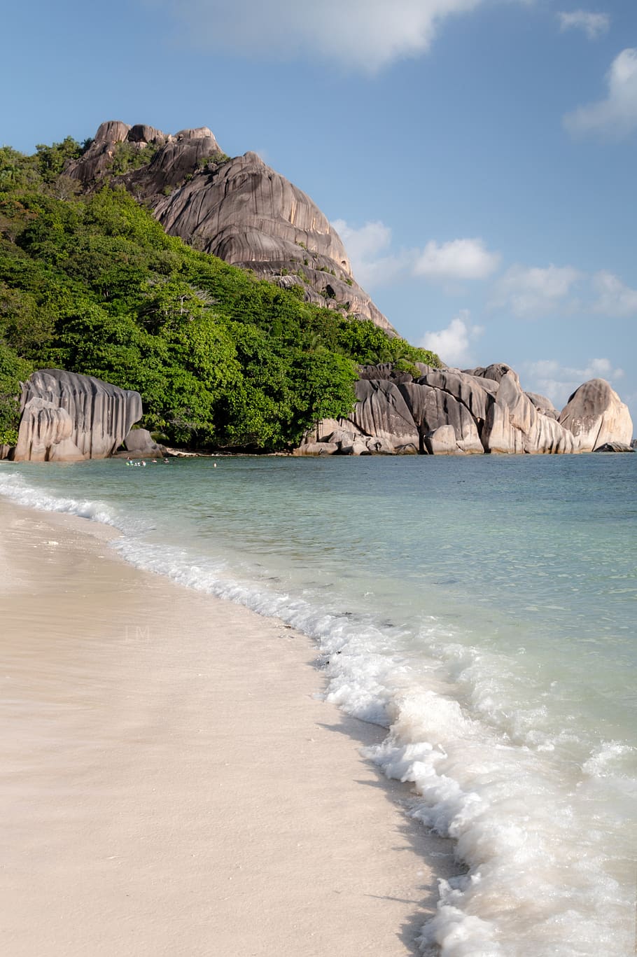 seychelles, una isla, vacaciones, trópico, viajes, exótico, tropical, mar, cielo, playa