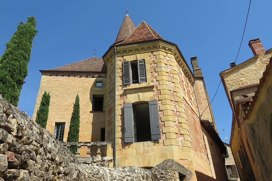 village, périgord, dordogne, lubéron, france, castle, medieval, house, old, pierre