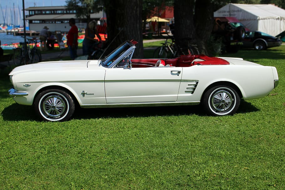 ford mustang, oldtimer, ford, vehicle, mustang, american, automotive, convertible, classic, car