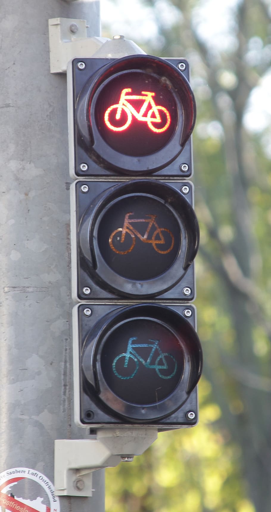 bike lights, traffic lights, red, traffic signal, light signal, traffic, red light, road, stop, cyclists