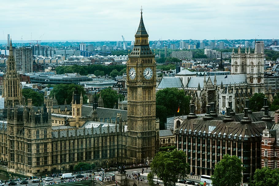elizabeth tower, architecture, big ben, buildings, city, cityscape, england, landmark, london, tourist attraction