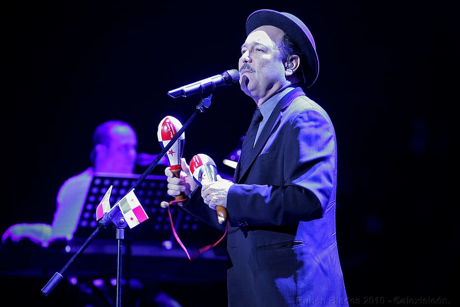 Rubén Blades, Sauce, Santiago, Chile, santiago, chile, performance, music, microphone, stage - performance space, performing arts event
