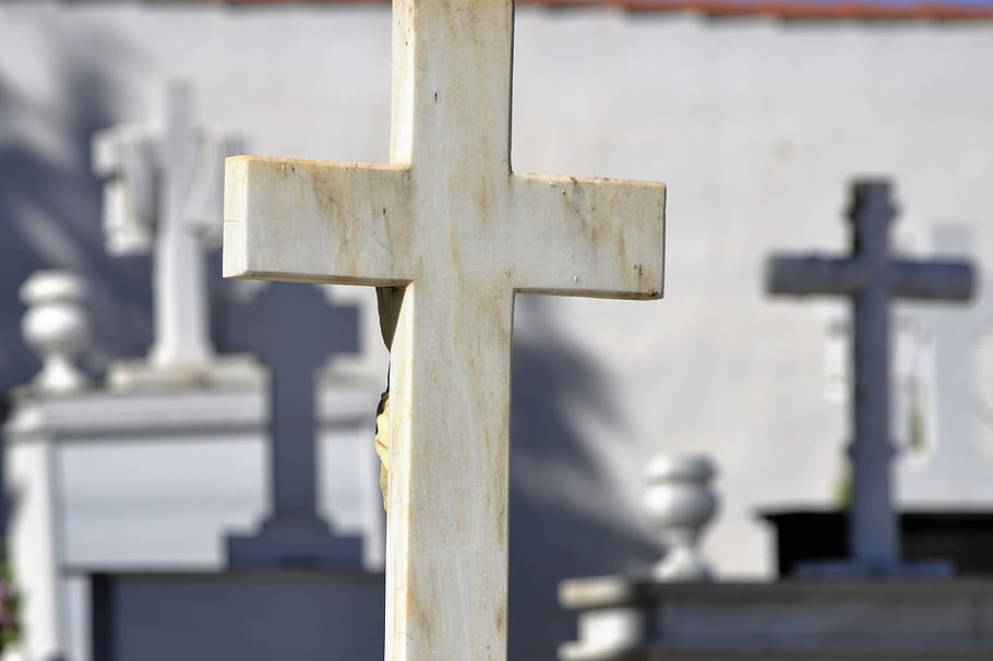 Cemetery, Death, Cruz, Sculpture, it headstone, cross, religion, crucifix, spirituality, day