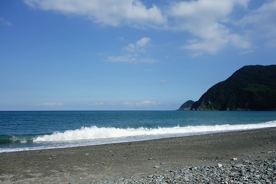 Sea, Marine, Sand Beach, Surname, Sky, a surname, summer, blue day, hai bian, water