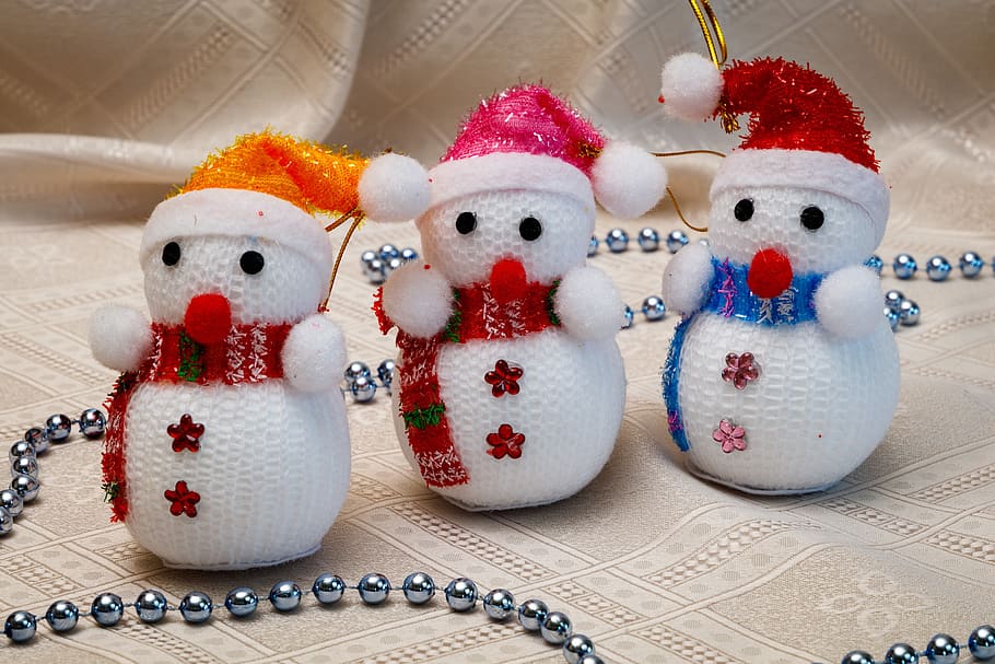 new year's eve, toys, snowmen, chaplet, christmas tree toy, jewelry, winter, new year s, christmas pictures, holiday