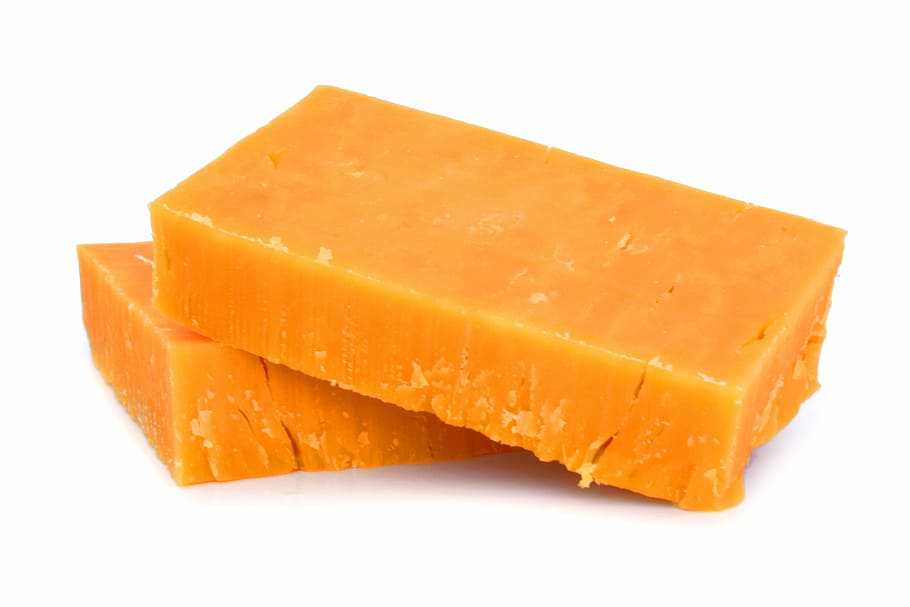 queijo cheddar, queijo cheddar amadurecido, queijo cheddar natural, cortar, Comida, Comida e bebida, fundo branco, fatia, frescura, lanche
