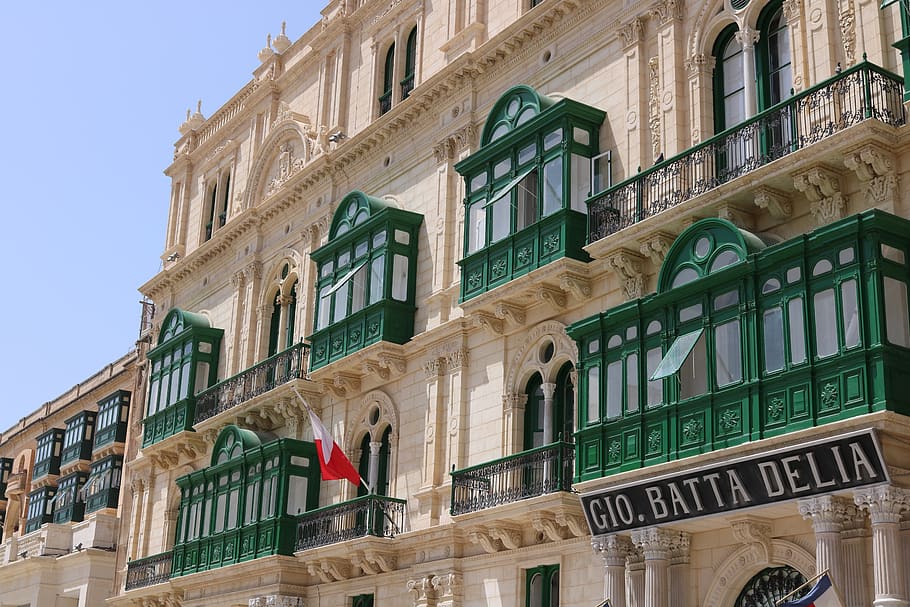 malta, valletta, architecture, city, travel, building, old, tourism, maltese, europe