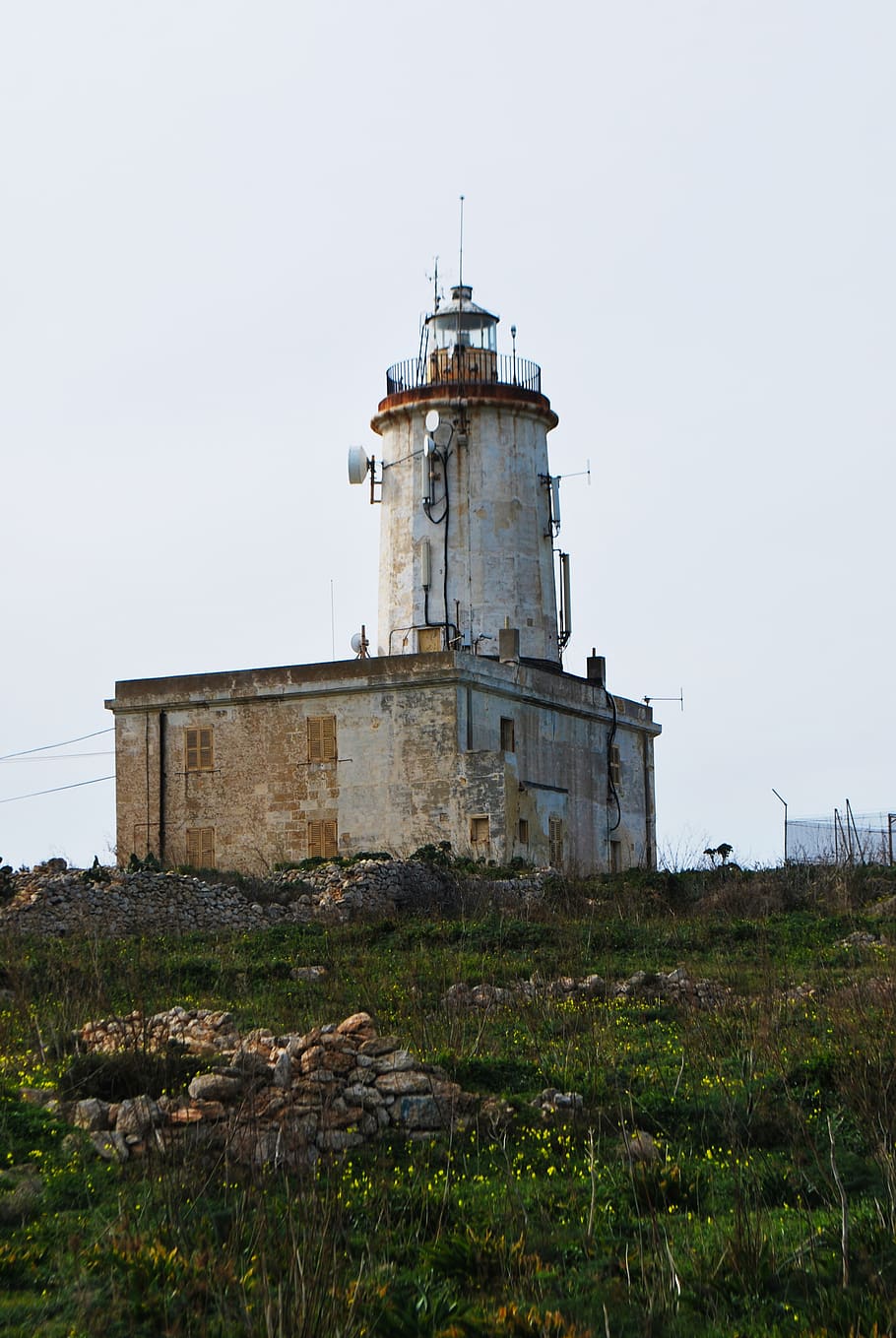 architecture, old, tower, building, sky, lighthouse, gozo, malta, built structure, building exterior