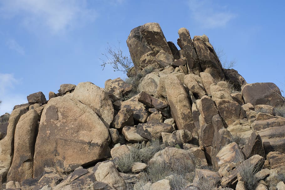 rocks, stones, landscape, arizona, mohave county, desert, boulders, nothing arizona, solid, rock