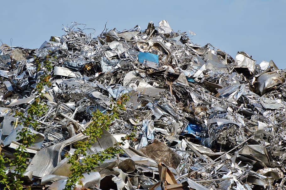 scrap, junkyard, scrap metal, recycling, metal, scrap iron, iron, disposal, reuse, collection point