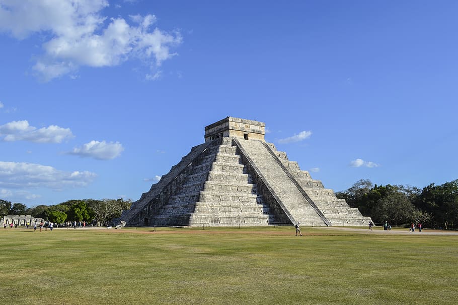 chichein itza, Itza, chichen itza, yucatan, piramida, maya, meksiko, akhir pekan, matahari, biru