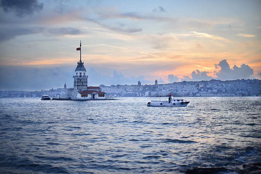 istanbul, bosphorus, deniz, boğaz, wallpaper, kızkulviewesi, manzara, background, garden, spring
