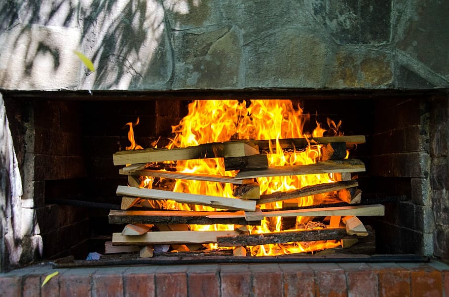 Shish Kebab, Fire, Bbq, flame, heat - temperature, burning, food and drink, industry, fire - natural phenomenon, architecture