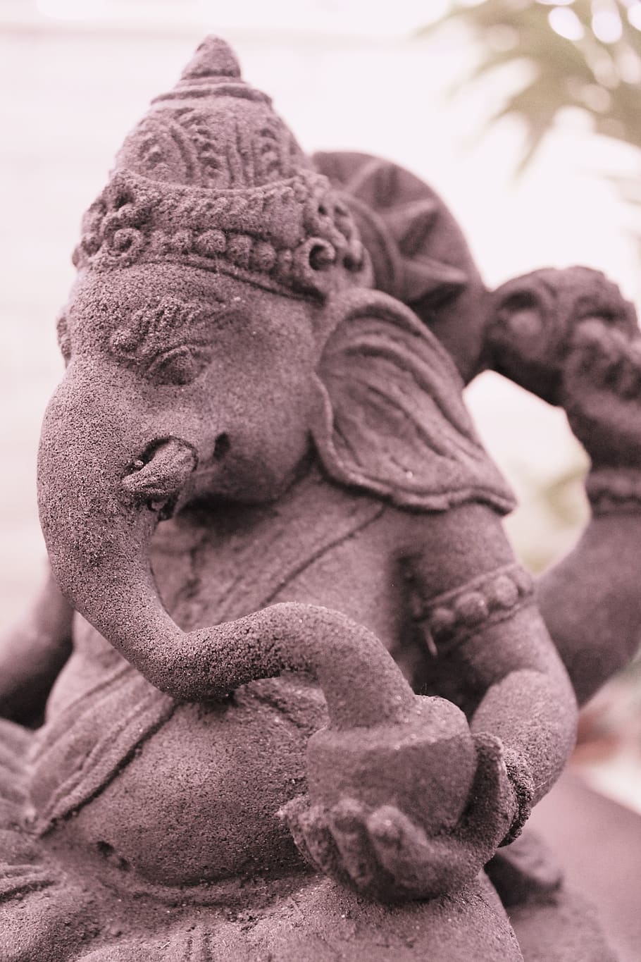 ganesh, sépia, mantra, deva, divindade, hinduísmo, crença, abençoar, cultural, elefante