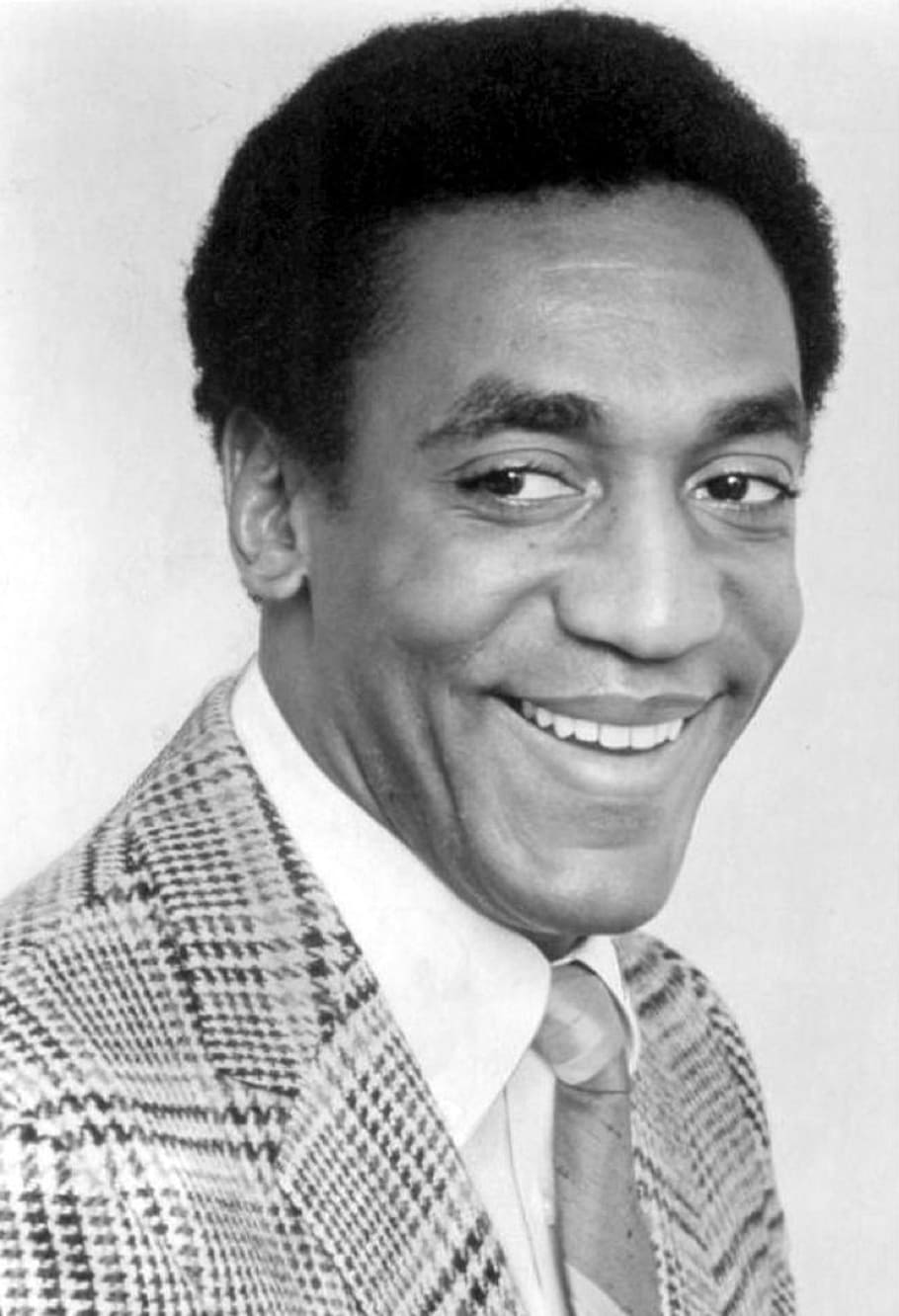 man, wearing, notched, lapel suit jacket, necktie, bill cosby, comedian, actor, author, producer
