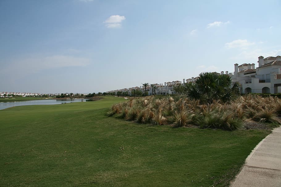 la torre golf resort, murcia, spain, architecture, sky, plant, built structure, grass, building exterior, nature