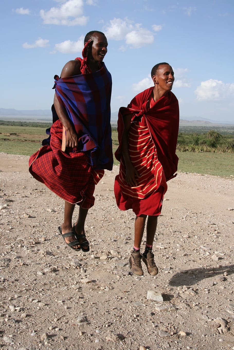 Masai, Maasai, Tanzania, África, personas, mujeres, cultura tribal africana, hombres, cultura africana, al aire libre