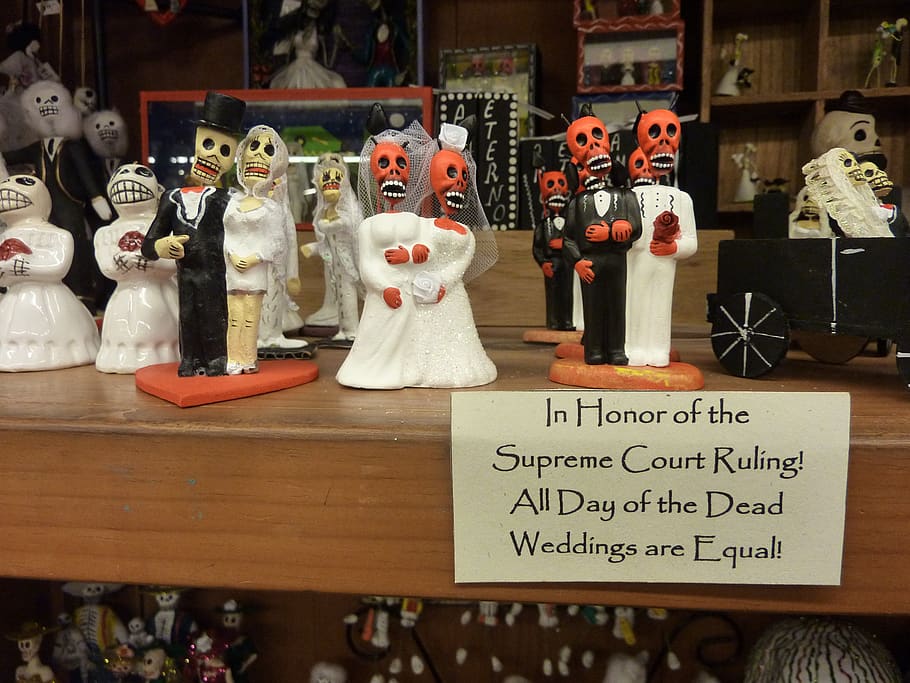 marriage equality, lesbian, gay, day of the dead, lgbt, wedding, cake toppers, human representation, retail, representation